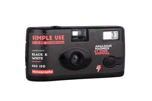 Lomography fotoaparat za jednokratnu upotrebu Simple Use, crno-bijeli film