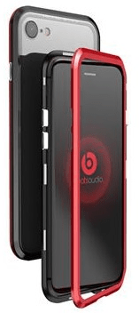 Luphie CASE maska Luphie Blade Magnet Hard Case Aluminium Black/Red za iPhone 7/8 2441665, crno crvena