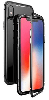 Luphie CASE Luphie kompletna zaštita Hard Case Glass Black za iPhone X, 2441682, crna