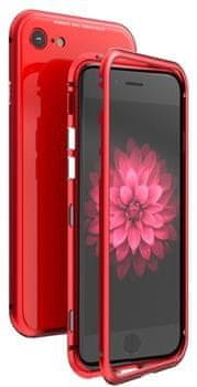 Luphie CASE Luphie kompletna zaštita Magneto Hard Case Glass Red za iPhone 7/8, 2441690, crvena