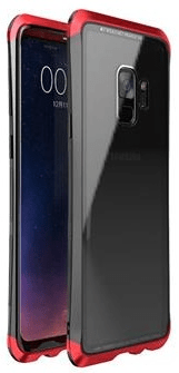 Luphie CASE maska Double Dragon Aluminium Hard Case Black/Red za Samsung G960 Galaxy S9 2441743