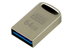 GoodRam USB stick 3.0 UPO3, 64GB, srebrni, aluminij (500200)