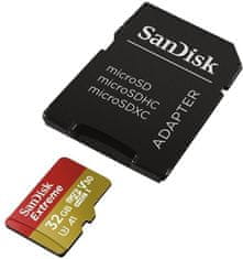 SanDisk memorijska kartica Extreme microSDHC A1, 32GB