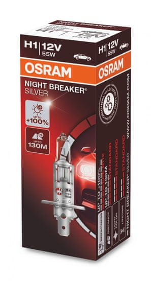 Osram Night breaker silver H1 Folding Box