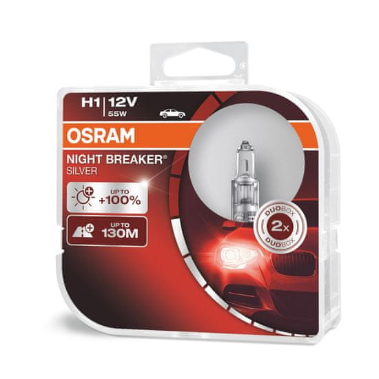 Osram Night breaker silver H1 Duo Box