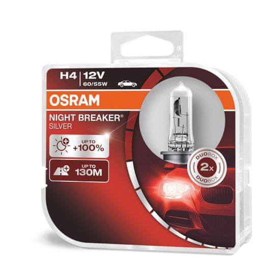 Osram Night breaker silver H4 Duo Box