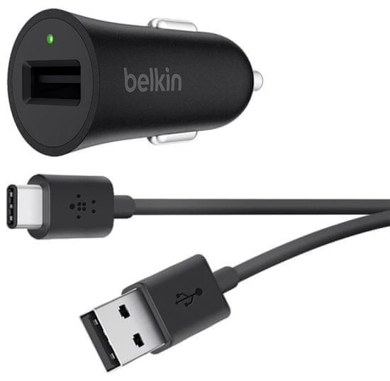 Belkin punjač za automobil, Quick Charge 3.0, USB-C (146510)