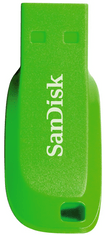 SanDisk USB CRUZER BLADE, 32 GB, zelena