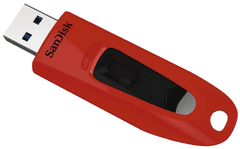 SanDisk USB ključ Ultra USB 3.0, 32 GB, crveni