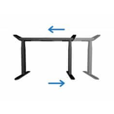 Uvi Desk podizno električno postolje za stol, crno