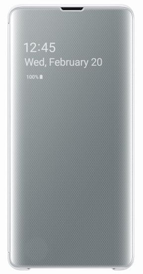 Samsung preklopna maska Samsung Galaxy S10+ Clear View, bijela