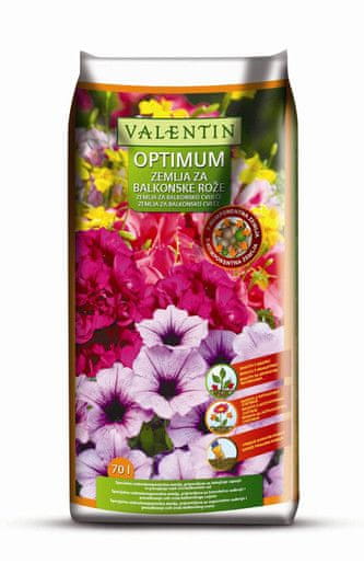 Valentin Optimum zemlja za balkonsko cvijeće 70L