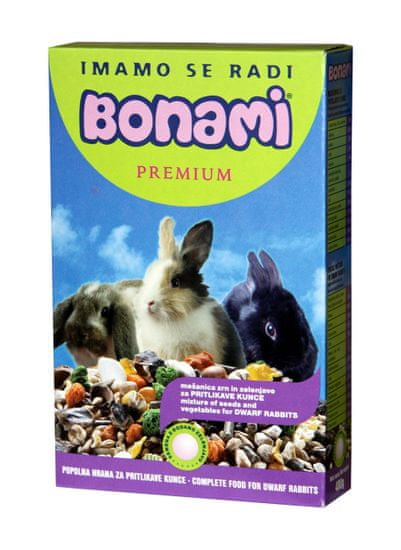 Bonami hrana za patuljaste zečeve, 400 g