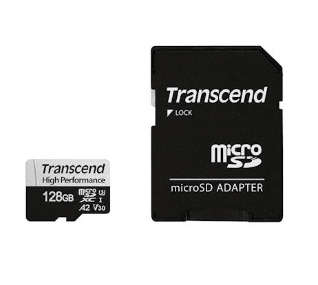 Transcend memorijska kartica SDXC Micro 128GB 330S, 100/80 MB/s