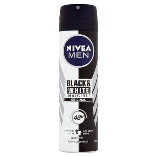 Nivea antiperspirant u spreju Invisible for Black &amp; White Power, za muškarce, 150 ml