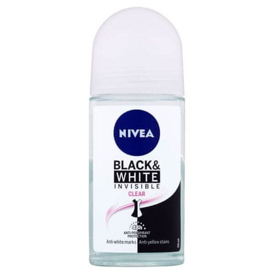 Nivea antiperspirant Invisible For Black &amp; White Clear, 50 ml