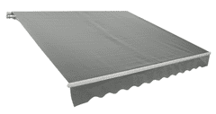 Rojaplast platneni krov P4512, 3,95 x 2,5 m, tamno siva