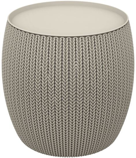 KETER stol KNIT SINGLE TABLE (COZIES), bež