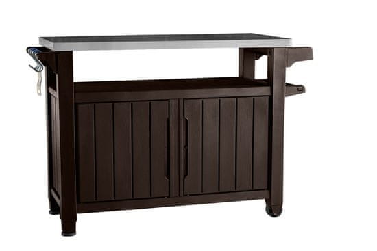 KETER Unity XL vrtna klupa, 207 L, smeđa