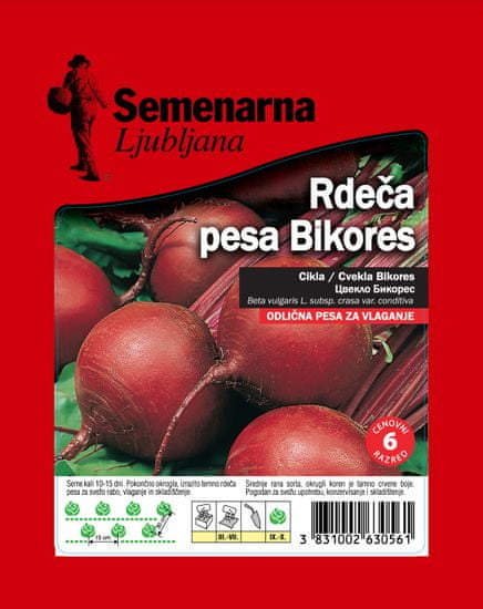 Semenarna Ljubljana crvena repa Bikores, 50 g