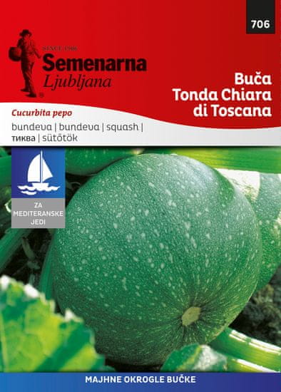 Semenarna Ljubljana bundeva Tonda Chiara di Toscana, 706 Mediteran, mala vrećica