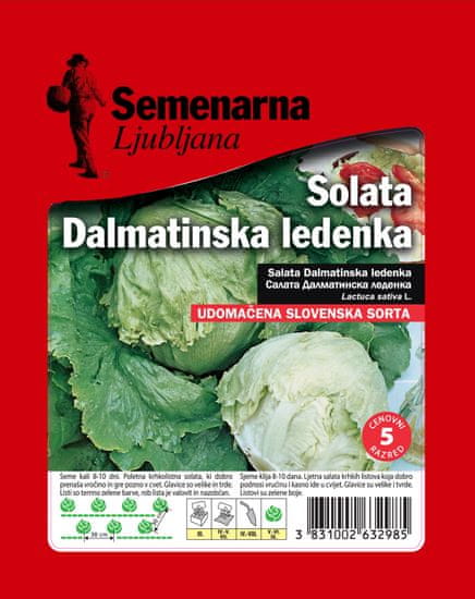 Semenarna Ljubljana salata dalmatinska ledenka, 25 g