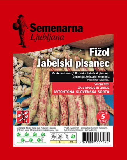 Semenarna Ljubljana grah Jabelski pisanec, 100 g