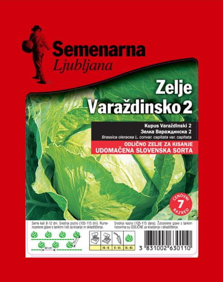 Semenarna Ljubljana Varaždinski kupus 2, 50 g