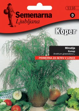 Semenarna Ljubljana kopar D1116, mala vrećica