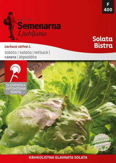 Semenarna Ljubljana salata Bistra, 400, mala vrećica