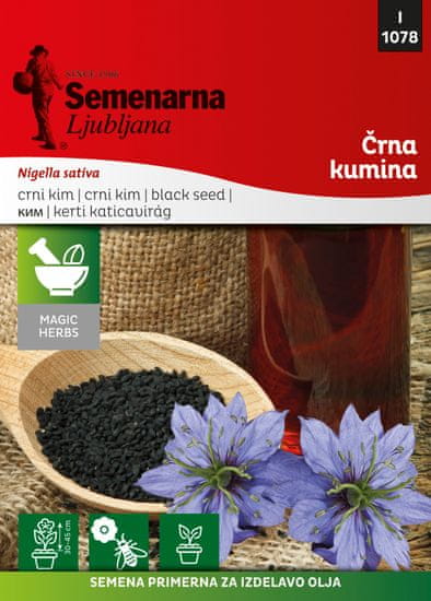 Semenarna Ljubljana crni kim M. V. Herbs 1078