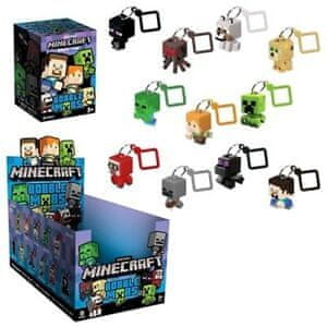 J!nx privjesak za ključe Minecraft Bobble Mobs blind packs series 1-1 Box, višebojni