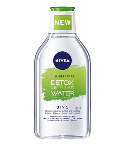 Nivea micelarna voda Urban Skin Detox, 3 u 1, 400ml