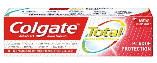 Colgate zubna pasta Total plaque protection, 75 ml