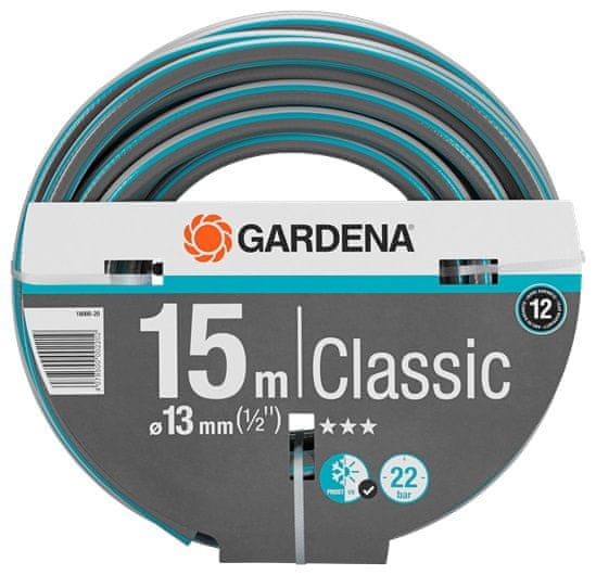 Gardena crijevo za navodnjavanje Classic Hose 13 mm (1/2"), 15 m (18000-20)