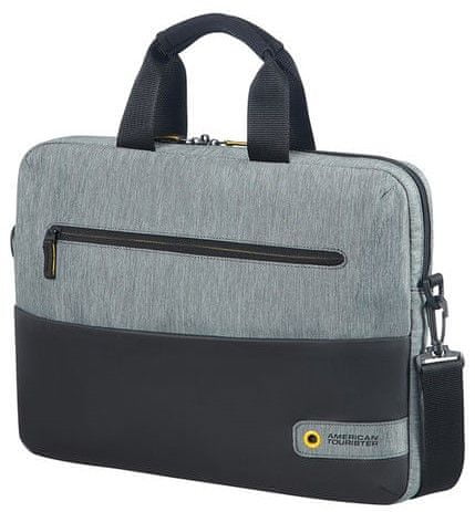 American Tourister torba za prijenosno računalno City Drift Laptop Bag 13,3" (33,78 cm) - 14,1" (35,8 cm), 28G*09003, crna/siva