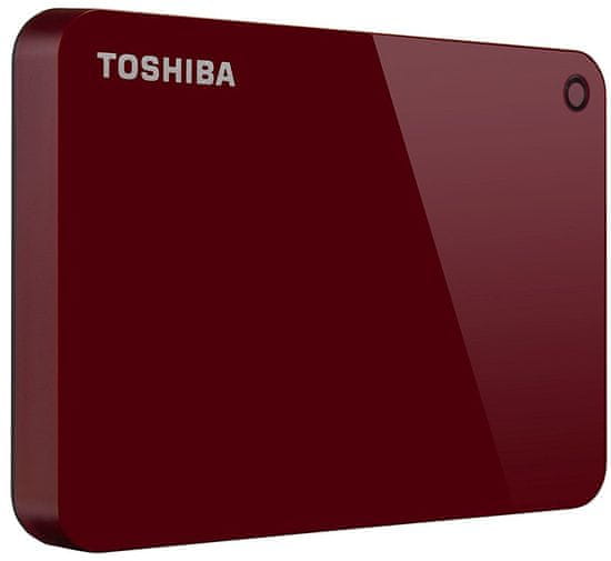 TOSHIBA Canvio Advance vanjski tvrdi disk, 1TB, USB3.0, crveni