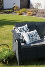 Allibert Corfu Love Seat sjedeća garnitura, antracit