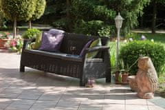 Allibert vrtna garnitura CORFU LOVE SEAT MAX, antracit