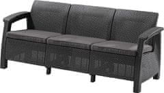 Allibert vrtna garnitura CORFU LOVE SEAT MAX, antracit