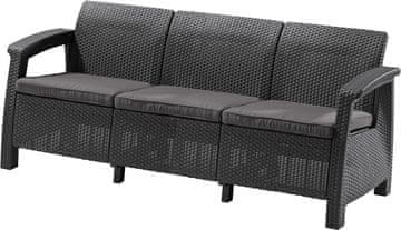 Allibert vrtna garnitura CORFU LOVE SEAT MAX, antracit