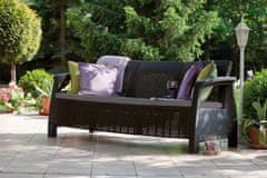 Allibert vrtna garnitura CORFU LOVE SEAT MAX, antracit