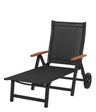Rojaplast ležaljka Comfort, antracitno-crna