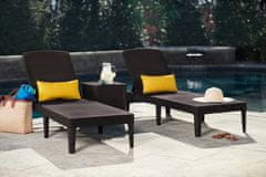 Rojaplast ležaljka JAIPUR, smeđa