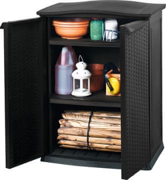 CURVER Rattan Style Base Shed ormar za pohranu