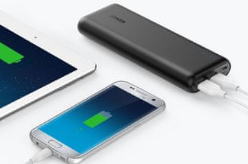 Anker punjiva baterija PowerCore+ 20100mAh (A1271G11), crna