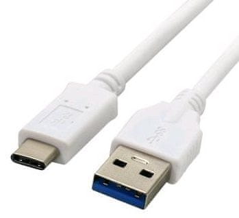 C-Tech kabel USB 3.0 AM s Type-C (AM/CM), 2 m, CB-USB3C-20W, bijeli