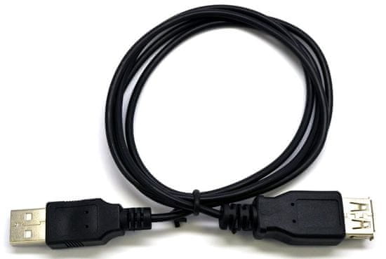 C-Tech kabel USB A-A 2.0, produžen, 3 m, CB-USB2AA-3-B, crni