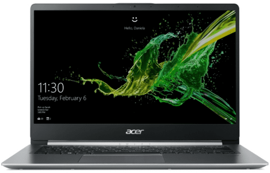 Acer prijenosno računalo Swift 1 SF114-32-P3BD N5000/4GB/SSD128GB/14FHD/W10S, srebrn (NX.GXUEX.014)