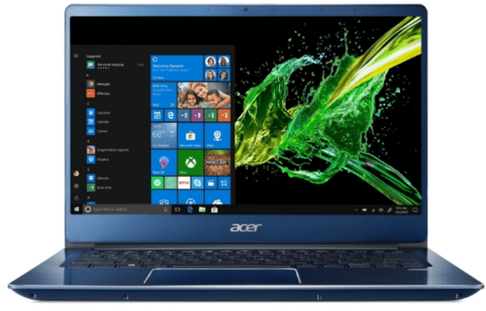 Acer prijenosno računalo Swift 3 SF314-54-356P i3-8130U/4GB/SSD128GB/14FHD/W10S, plavi (NX.GYGEX.010)